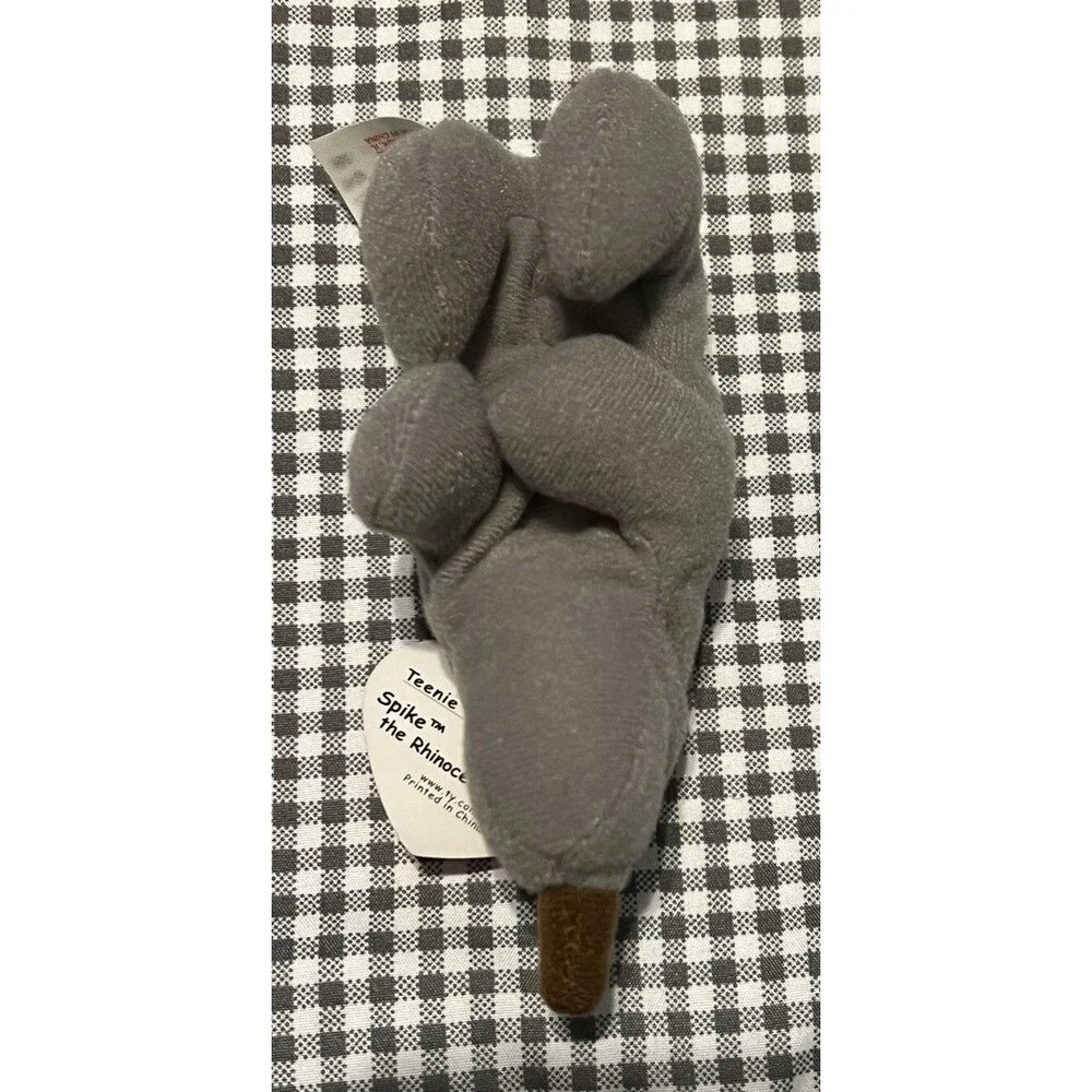 TY McDonald's Happy Meal Beanie Baby - #11 SPIKE THE RHINOCEROS (2000)- RETIRED